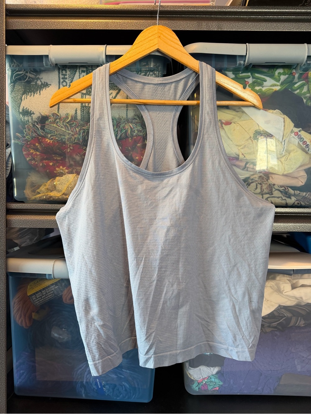 lululemon athletica Light Blue Racerback Tank 18